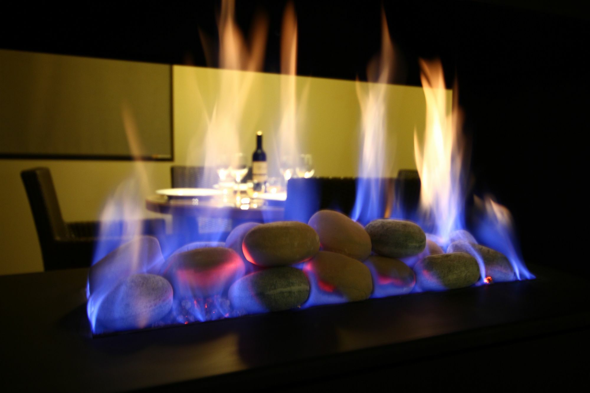 Chateau Elan At The Vintage Pokolbin Εξωτερικό φωτογραφία A bioethanol fireplace